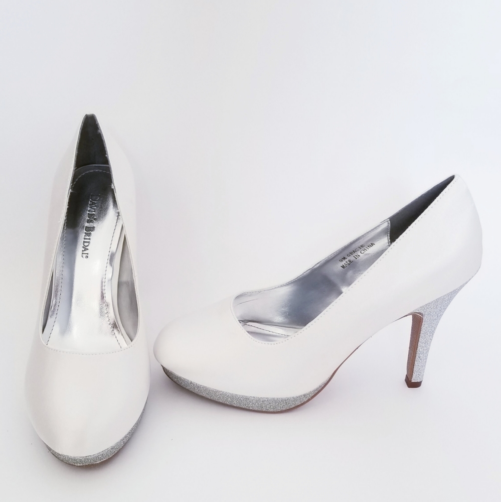 Ivory women heel by David Bridal Size 9M